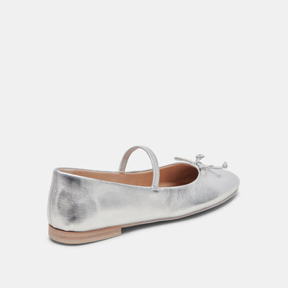 CARIN SILVER LEATHER
