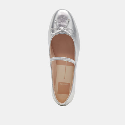CARIN SILVER LEATHER
