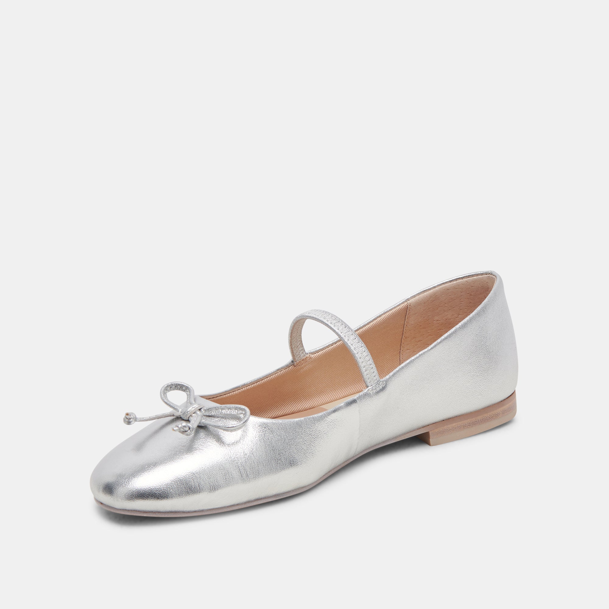CARIN SILVER LEATHER