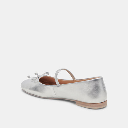 CARIN SILVER LEATHER