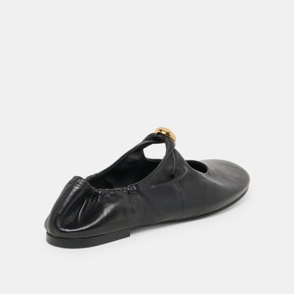 CORNEL BLACK LEATHER