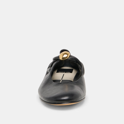 CORNEL BLACK LEATHER