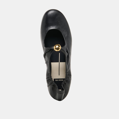 CORNEL BLACK LEATHER