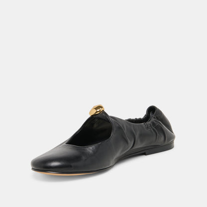CORNEL BLACK LEATHER