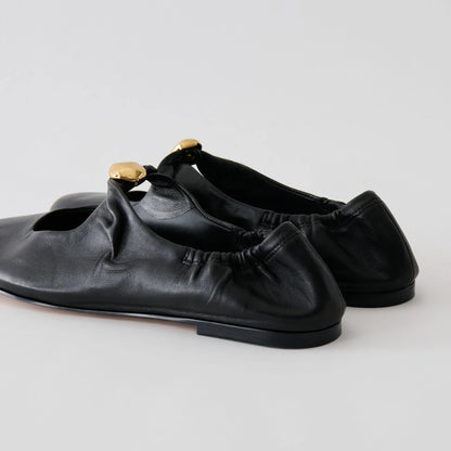 CORNEL BLACK LEATHER