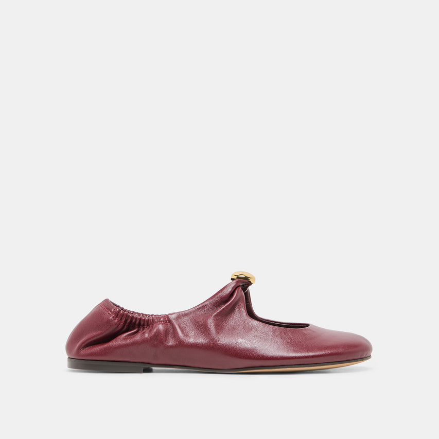 CORNEL CUIR ROUGE FONCÉ