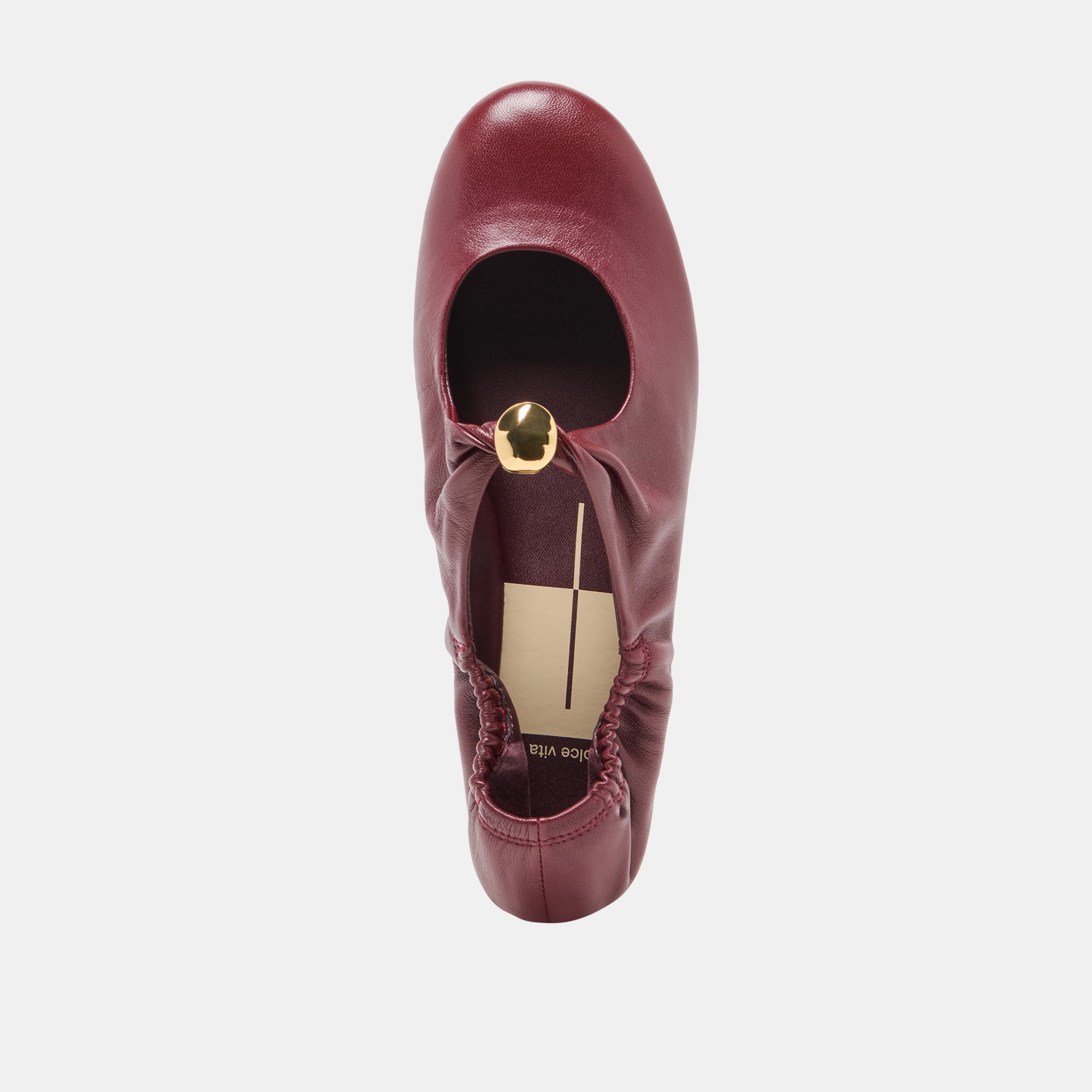 CORNEL CUIR ROUGE FONCÉ - view 8