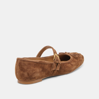 GIBSEN COCOA SUEDE