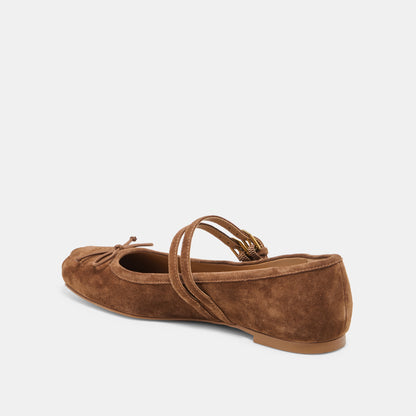 GIBSEN COCOA SUEDE