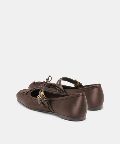 GIBSEN SATIN BRUN CHOCOLAT