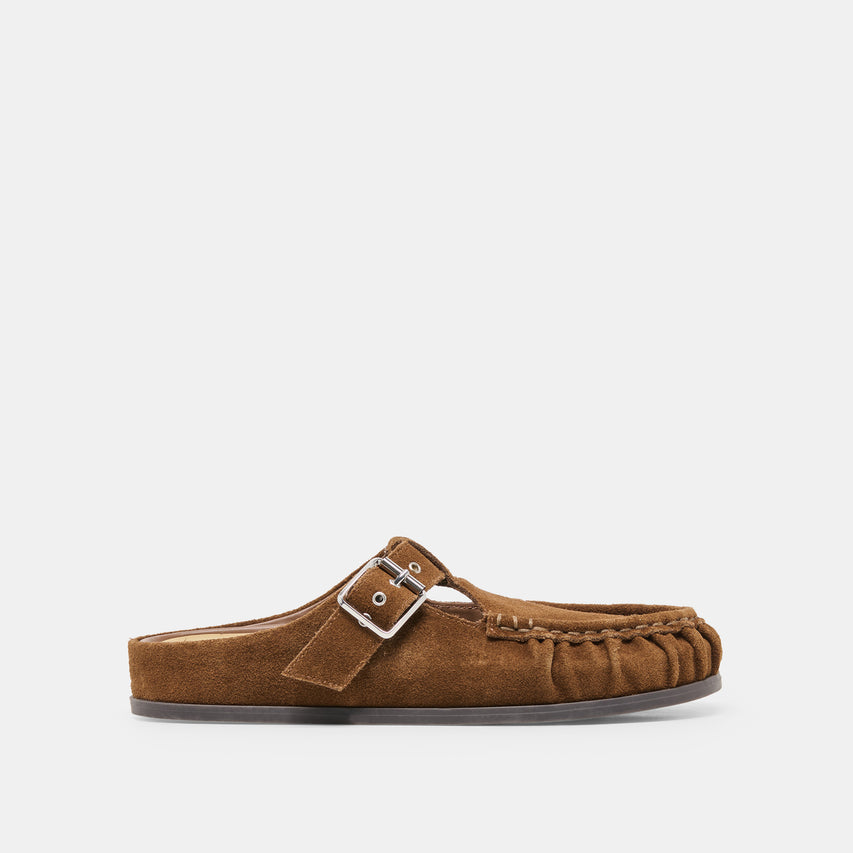 JEANNE CHESTNUT SUEDE