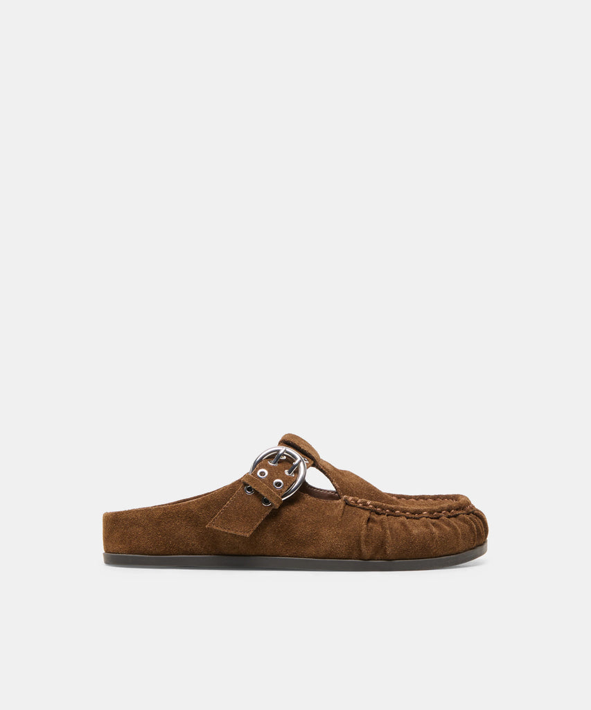 JEANNE CHESTNUT SUEDE