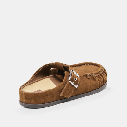 JEANNE CHESTNUT SUEDE