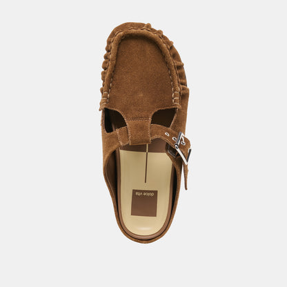 JEANNE CHESTNUT SUEDE