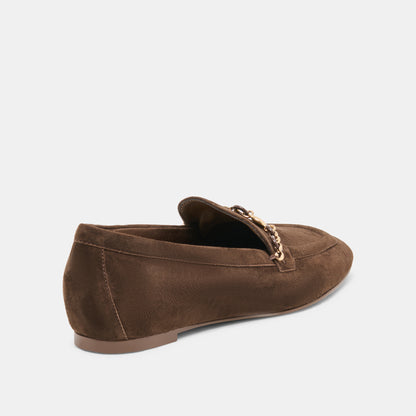 KIALA DARK BROWN SUEDE