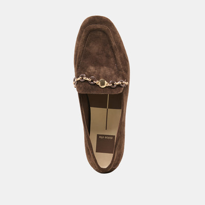 KIALA DARK BROWN SUEDE