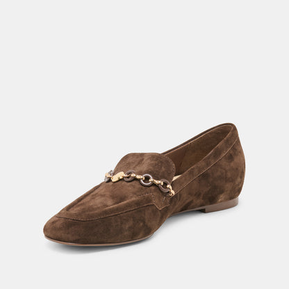 KIALA DARK BROWN SUEDE
