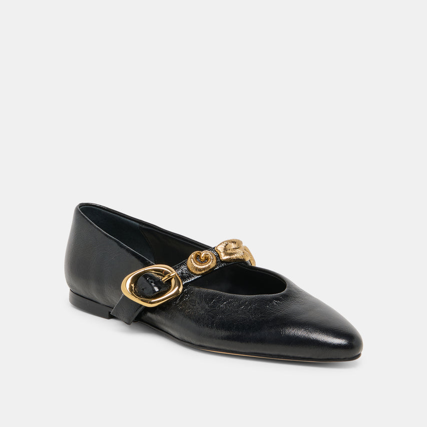 LOREE BLACK LEATHER