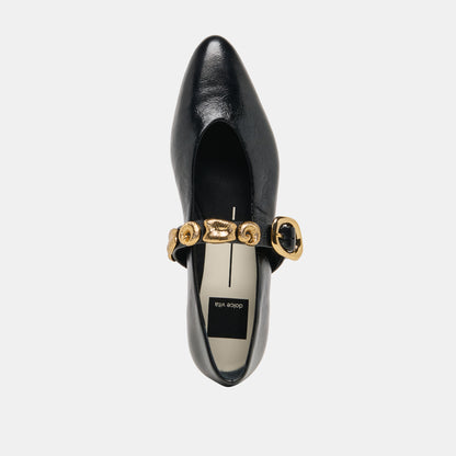 LOREE BLACK LEATHER