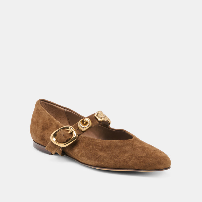 LOREE CHESTNUT SUEDE