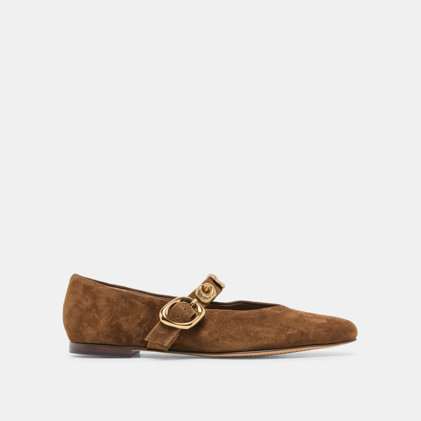 LOREE CHESTNUT SUEDE