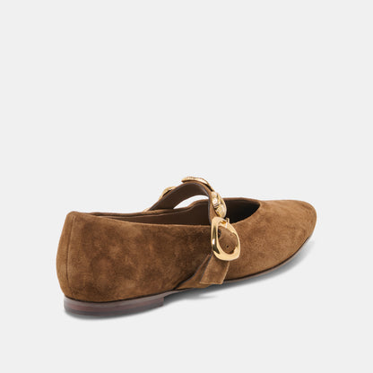 LOREE CHESTNUT SUEDE