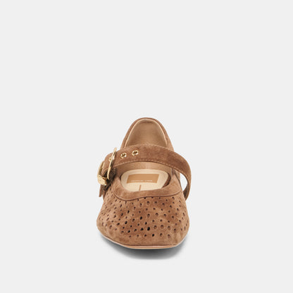 MIKELA COCOA PERF SUEDE