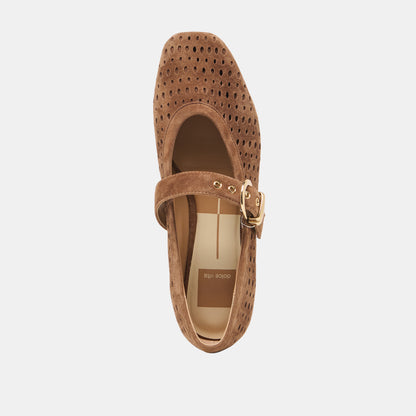 MIKELA COCOA PERF SUEDE