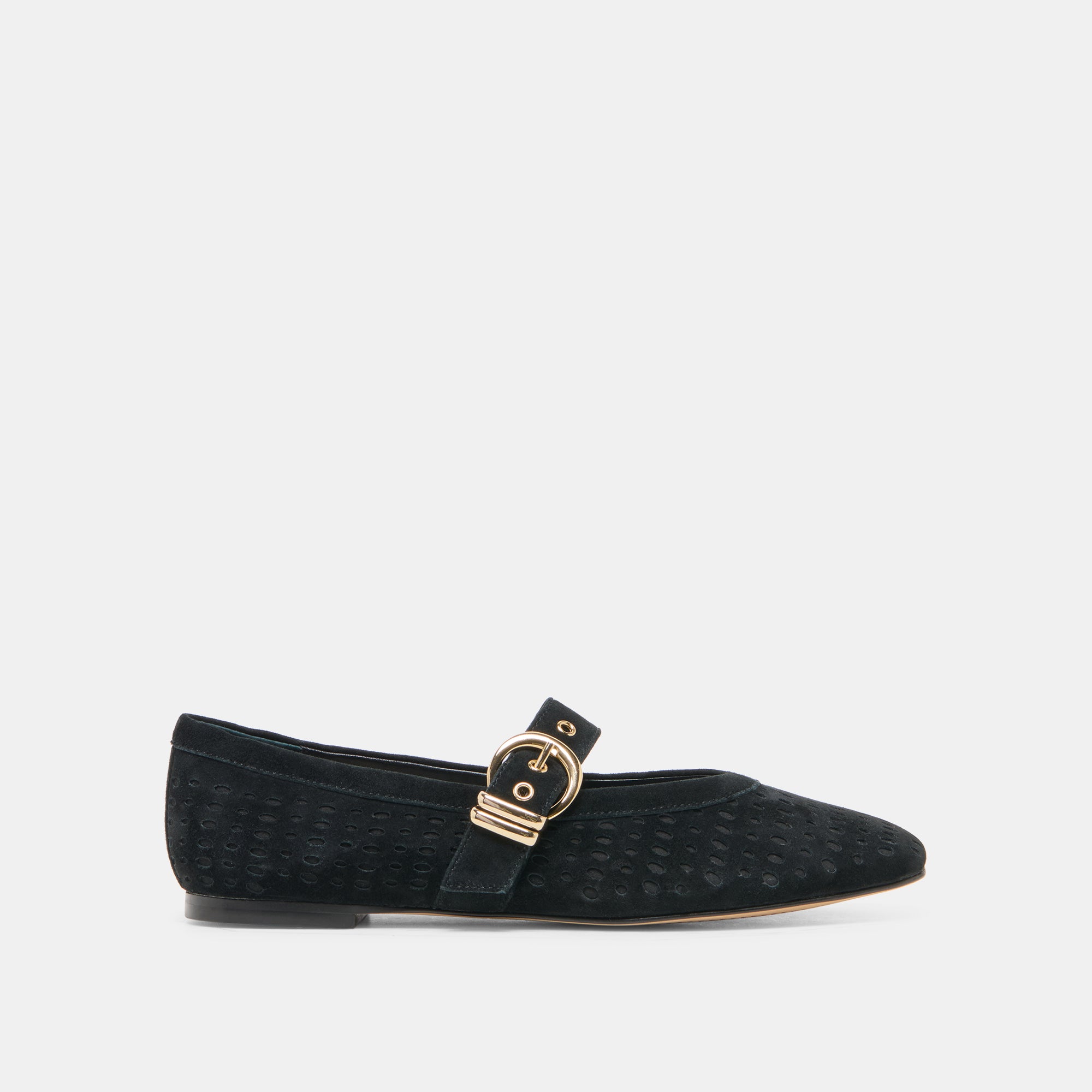 MIKELA ONYX PERF SUEDE
