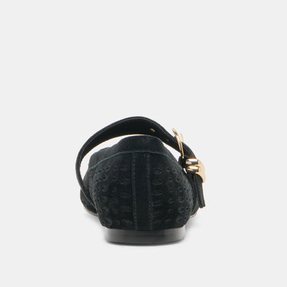 MIKELA ONYX PERF SUEDE