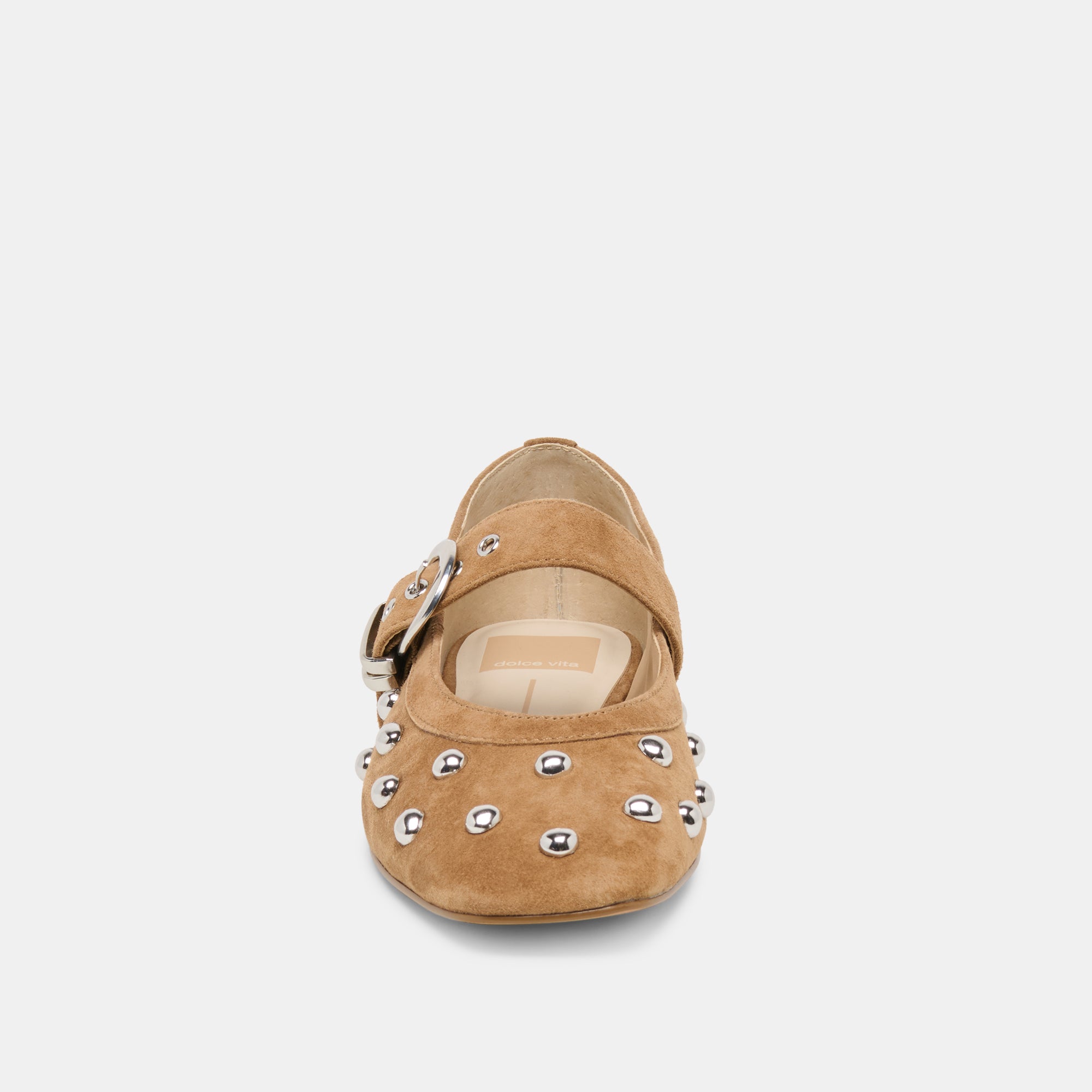 MIKEL STUD LIGHT BROWN SUEDE - view 6