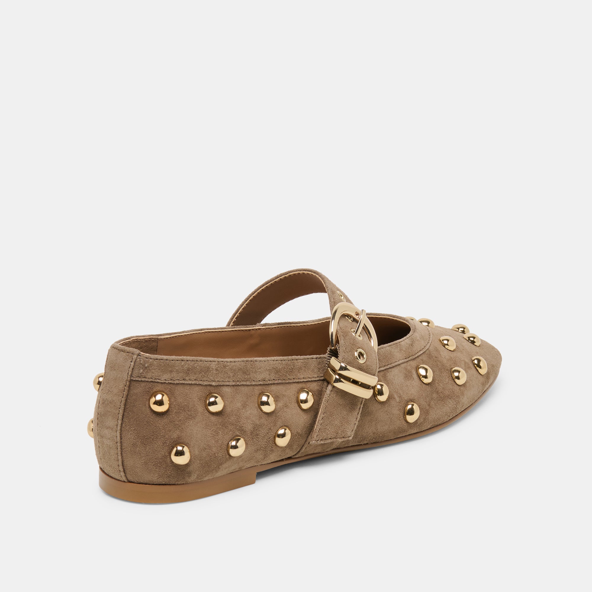 MIKEL STUD OLIVE SUEDE - view 3