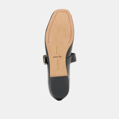 MIKEL BLACK LEATHER