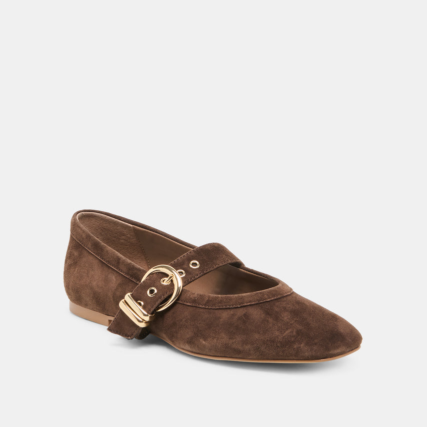 MIKEL DARK BROWN SUEDE