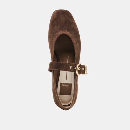 MIKEL DARK BROWN SUEDE