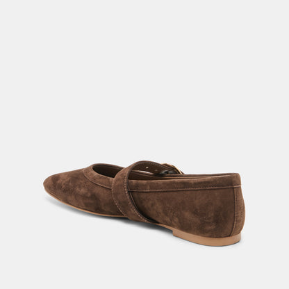 MIKEL DARK BROWN SUEDE