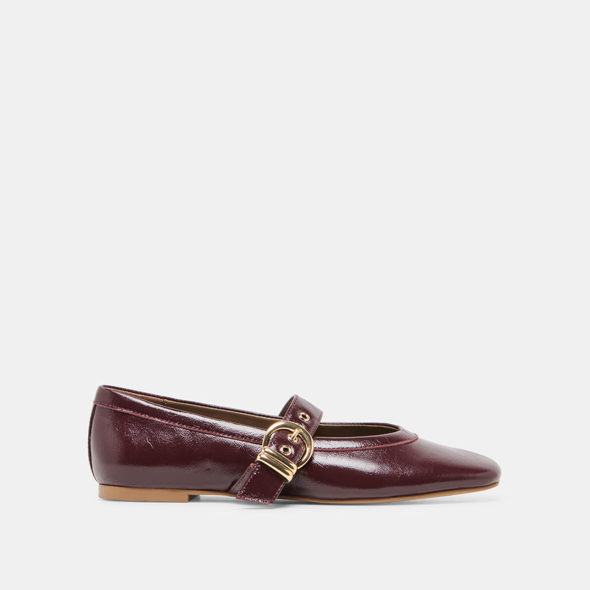 MIKEL PLUM LEATHER