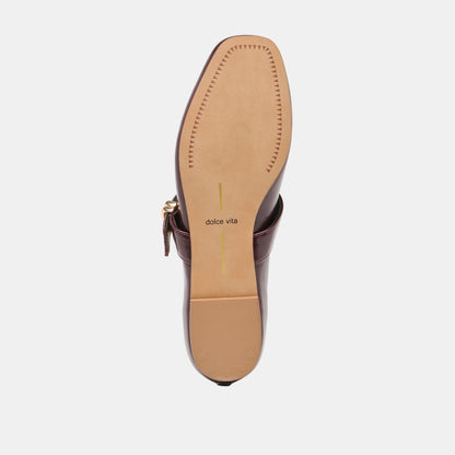 MIKEL PLUM LEATHER