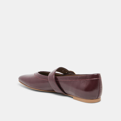 MIKEL PLUM LEATHER