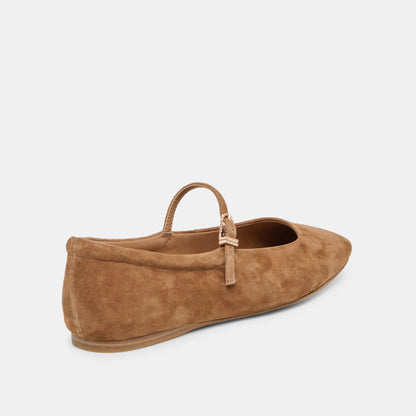 REYES COGNAC SUEDE