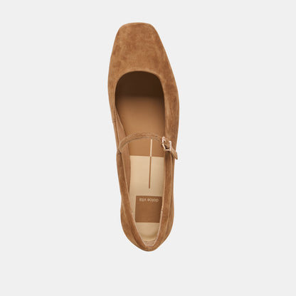 REYES COGNAC SUEDE