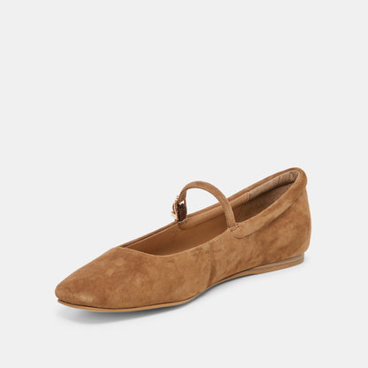 REYES COGNAC SUEDE