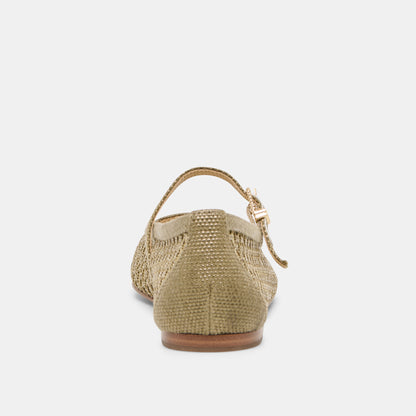REYES RAFFIA OLIVE TISSÉ