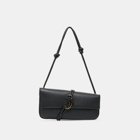 DOLCEVITA ALICE BLACK LEATHER Shoulder Bags