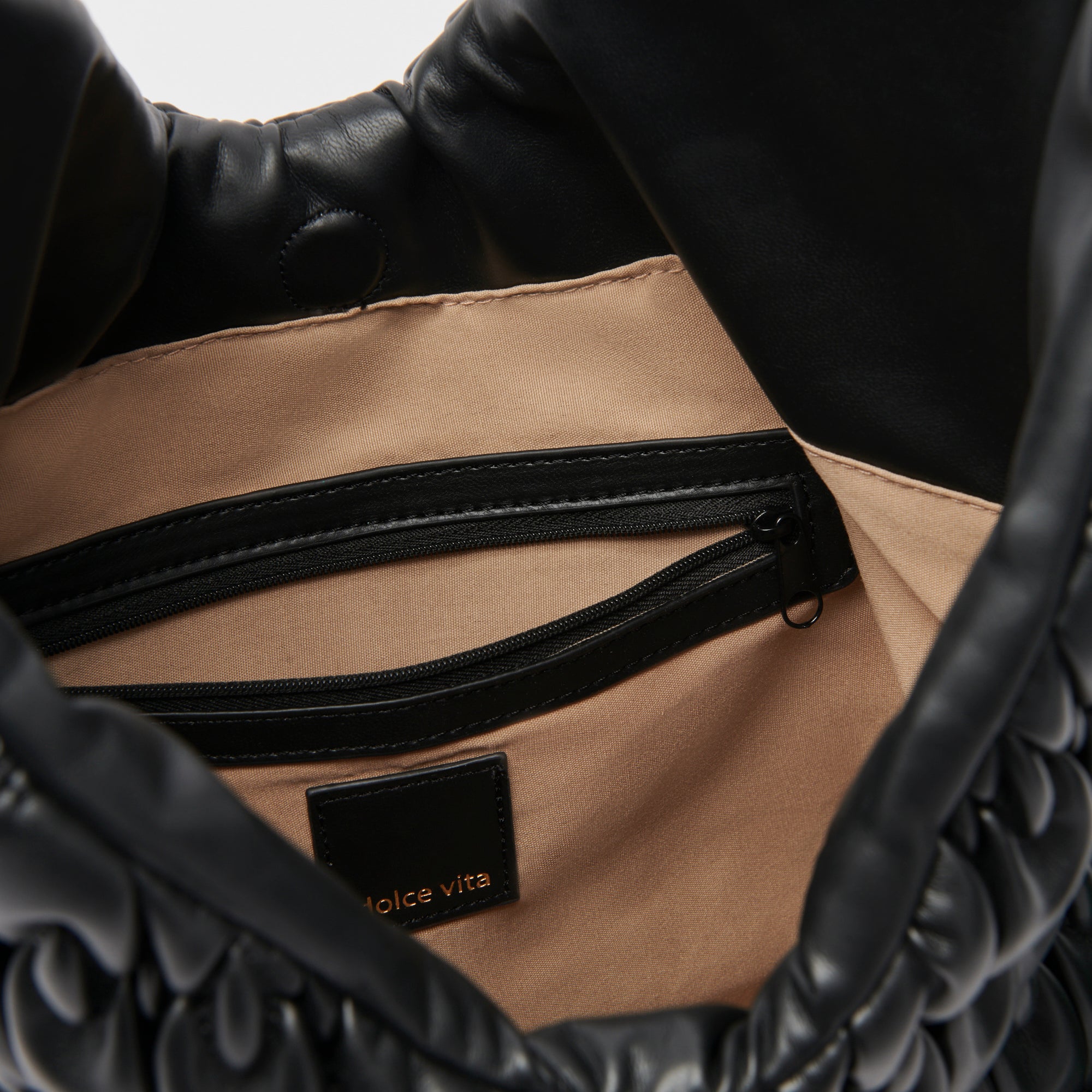 ANGIE BLACK LEATHER