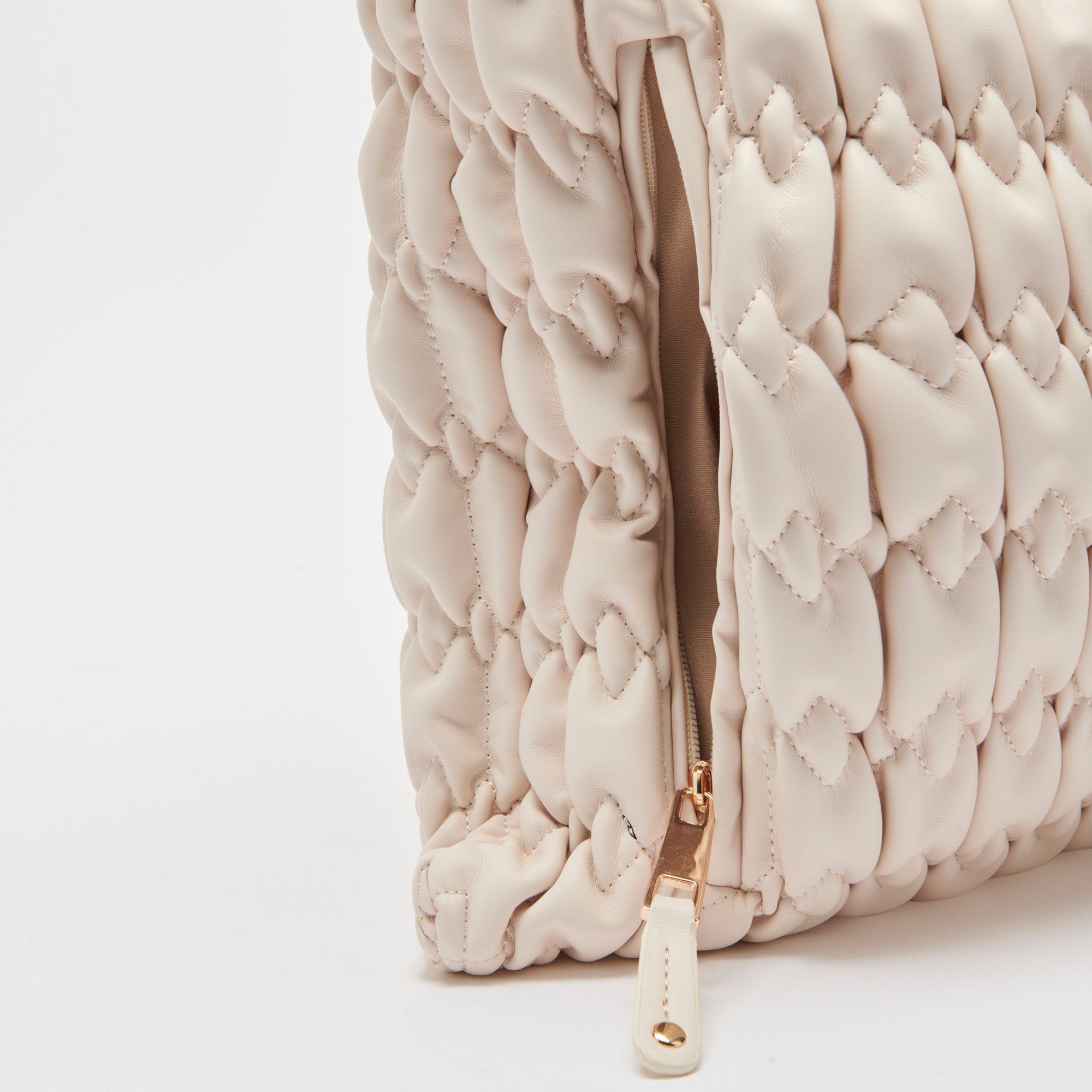 ANGIE IVORY FAUX LEATHER