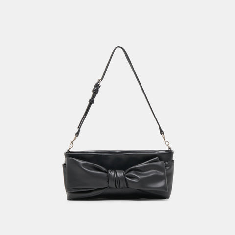 DOLCEVITA BRIAR BLACK LEATHER Clutches