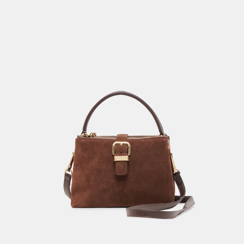 DOLCEVITA CHARLY CHOCOLATE SUEDE Handbags