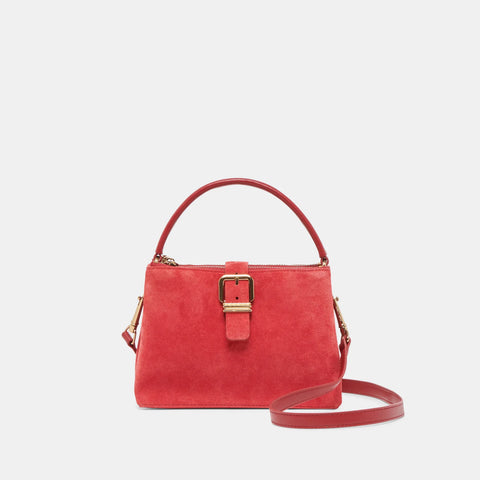 DOLCEVITA CHARLY RED SUEDE Sale Handbags