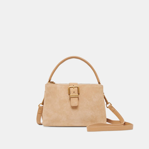 DOLCEVITA CHARLY TAN SUEDE Sale Handbags